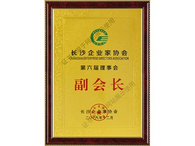 長沙企業協會第八屆董事會副會長單位